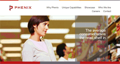 Desktop Screenshot of phenixlabel.com